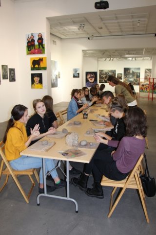 2019.11.13 - Warsztaty w Galerii Bielskiej BWA