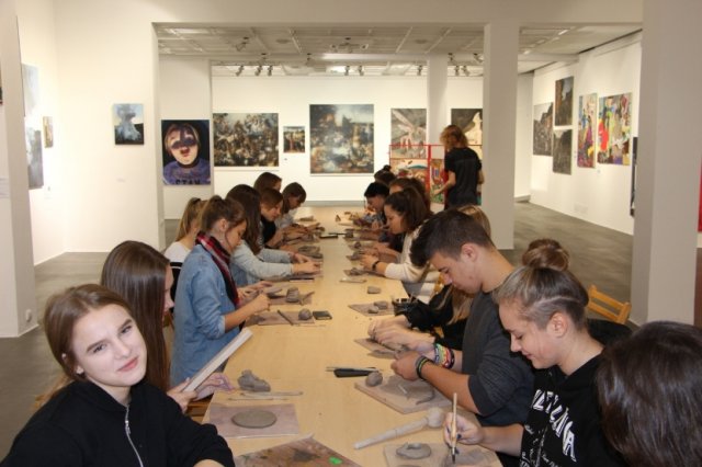 2019.11.13 - Warsztaty w Galerii Bielskiej BWA